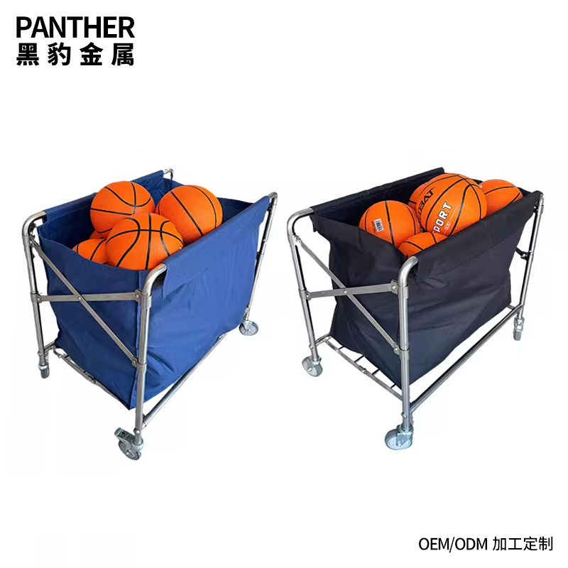 可折疊不銹鋼便攜收納球車